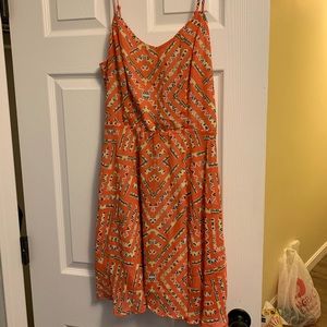 Large spaghetti strap dress